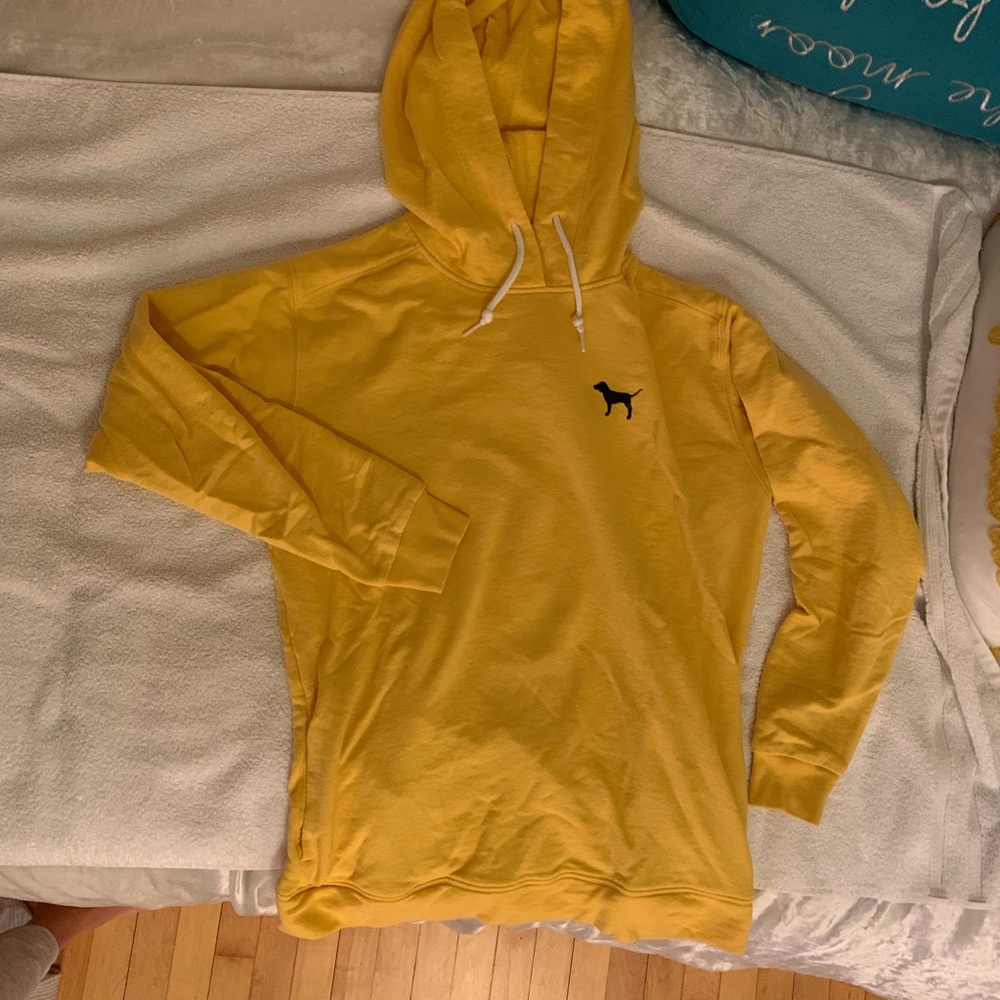 yellow hoodie from Pink by Vs